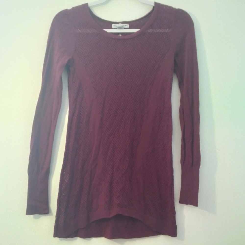 XS Maroon light sweater